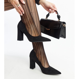 Fekete Leea magassarkú pumpák 1