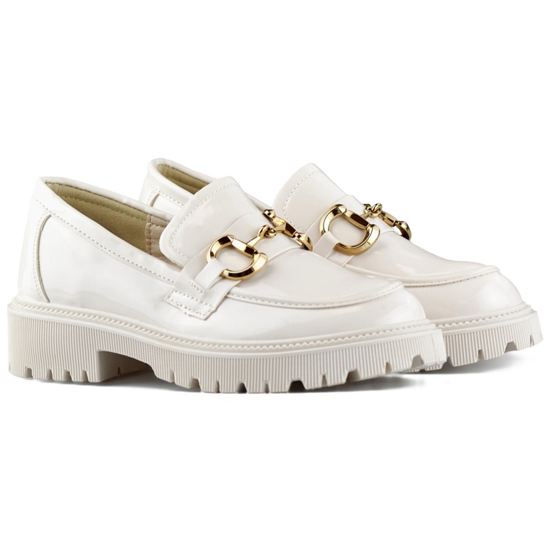 Patent bézs színű női naplopók 1