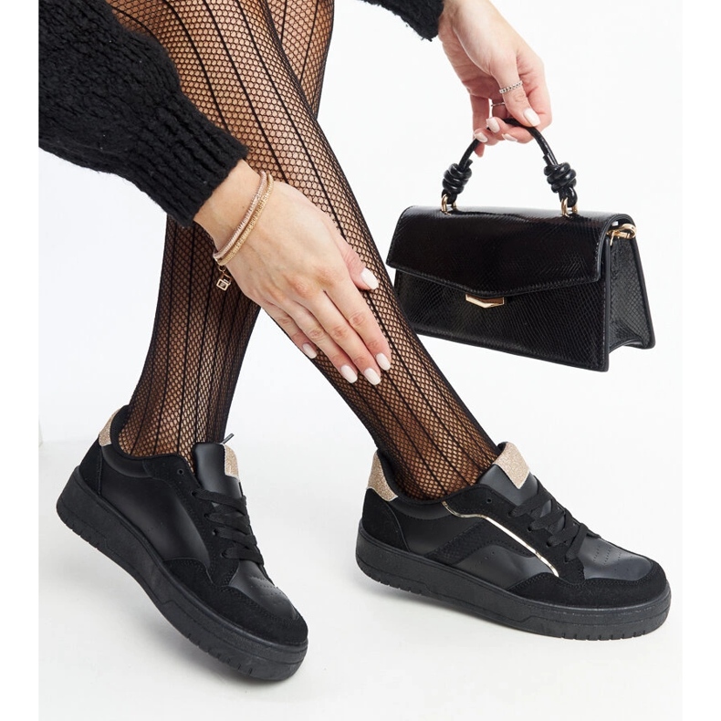 Walda fekete platform tornacipő 1