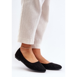 Fekete Kommia női velúr balerinák 2