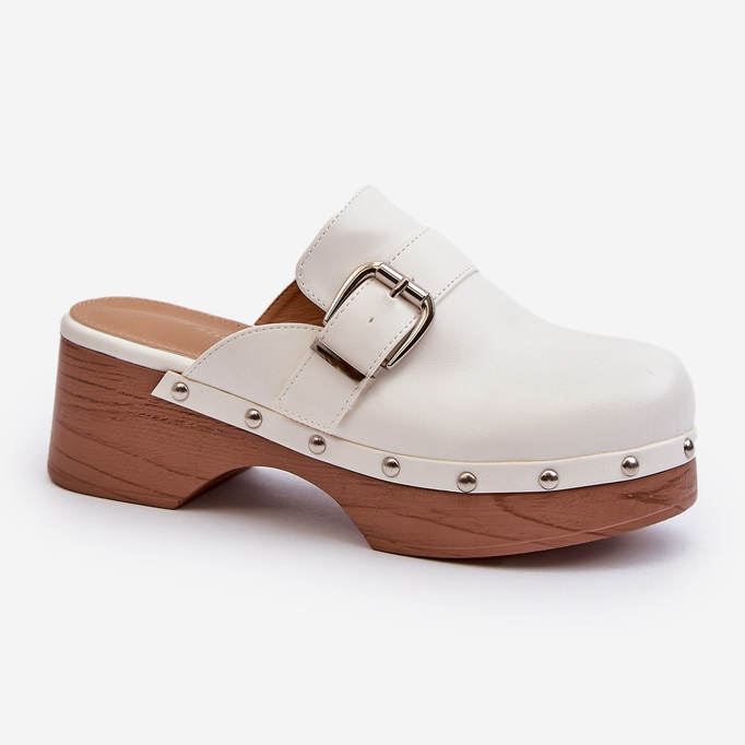 Női klumpák csatos, fehér Seprilla 1 Női klumpák csatos, fehér Seprilla 1