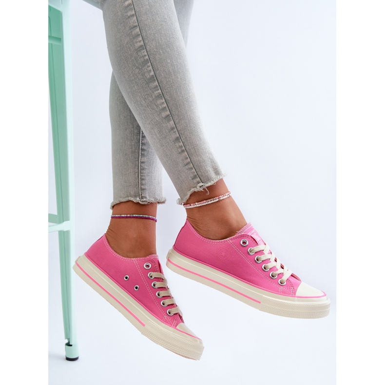 Női alacsony tornacipő Big Star NN274271 rózsaszín 2