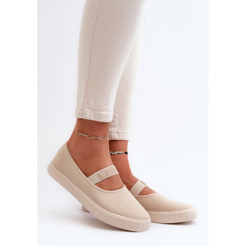 Női tornacipő Big Star NN274602 Bézs 2