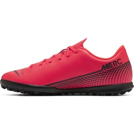 Nike Mercurial Vapor 13 Club Tf Jr AT8177-606 futballcipő piros piros 2