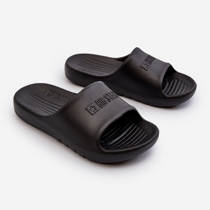 Könnyű habszivacs gyerekpapucs Big Star NN374556 fekete 1