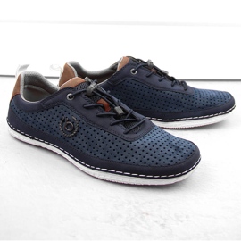 Kényelmes férfi sportcipő Bugatti NN153246 kék 1