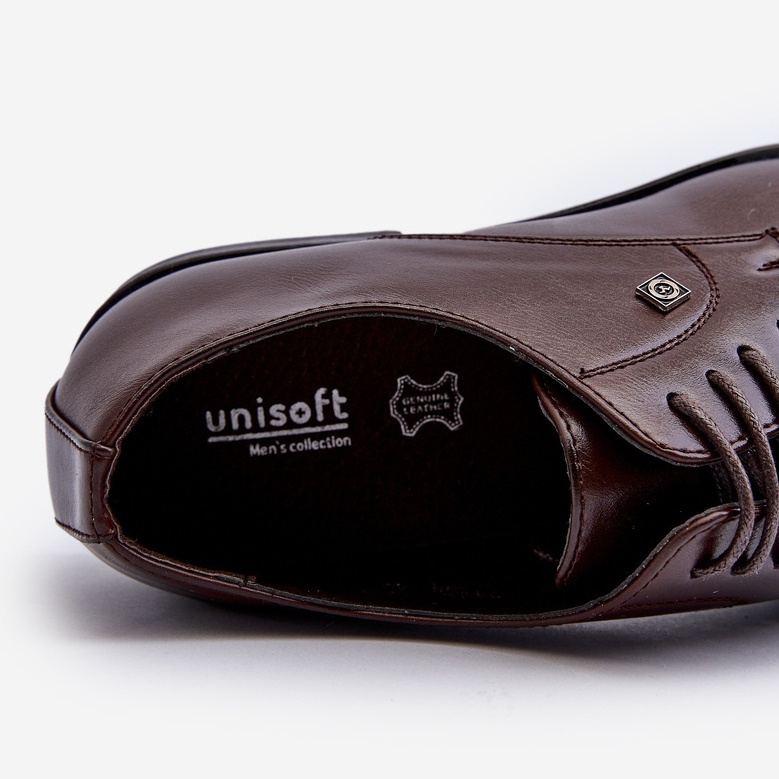 Elegáns barna férfi cipő Jenavee 2