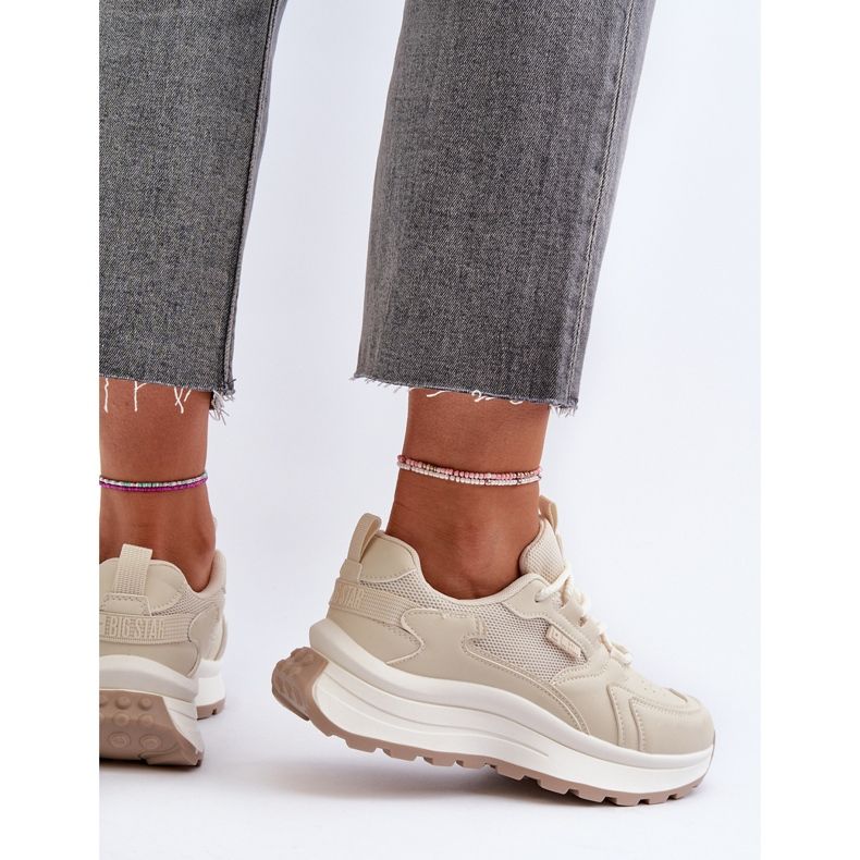 HI-POLY System Big Star női tornacipő NN274A105 Bézs 1