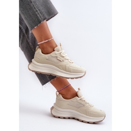 HI-POLY System Big Star női tornacipő NN274A105 Bézs 2