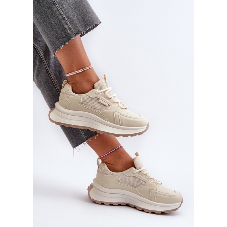 HI-POLY System Big Star női tornacipő NN274A105 Bézs 2