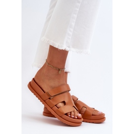 Klasszikus női Camel Molie papucs barna 2