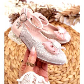 Apawwa Gyerek balerinacipő rózsaszín masnival 1