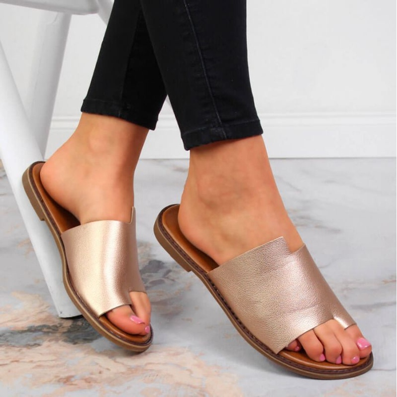 Jezzi W JEZ354B papucs aranysárga 2 Jezzi W JEZ354B papucs aranysárga 2