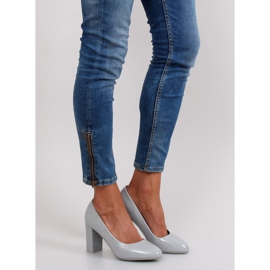 Lakkozott szivattyúk széles sarkú m263p szürke 1