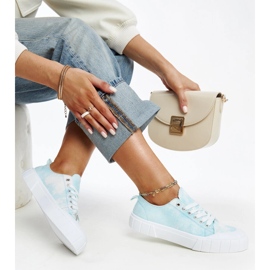 Kék szövet tornacipő a Jerina-tól 1