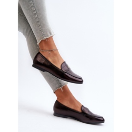 Női lapos sarkú mokaszin fekete Sylvaine 1