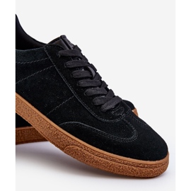 Férfi velúr tornacipő Big Star NN174187 fekete 2