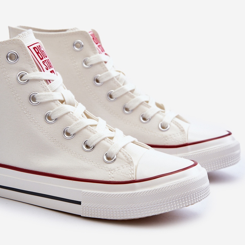 Férfi magasszárú tornacipő Big Star NN174104 fehér 1