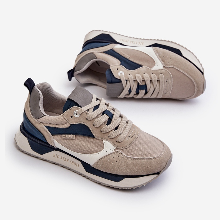 Férfi tornacipő Memory Foam System Big Star NN174348 Szürke 2