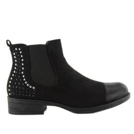 JAX3251 fekete Jodhpur csizma szegecsekkel 1 JAX3251 fekete Jodhpur csizma szegecsekkel 1