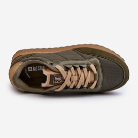Férfi tornacipő Memory Foam System Big Star NN174325 Khaki zöld 2