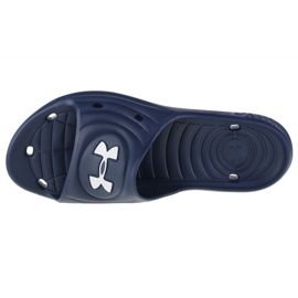 Férfi Under Armour Locker IV SL 3023758-401 sötétkék hab papucs 2 Férfi Under Armour Locker IV SL 3023758-401 sötétkék hab papucs 2