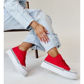 Bahira piros tornacipő vastag talppal 1