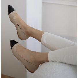 Marco Shoes Bilbao balerinák bézs 2