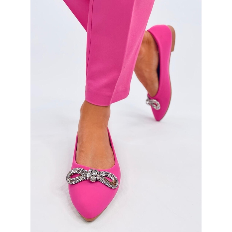 Balett lakások cirkóniákkal Duvall Fuchsia rózsaszín 1