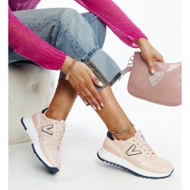 Olonio rózsaszín tornacipő vastagabb talppal 1