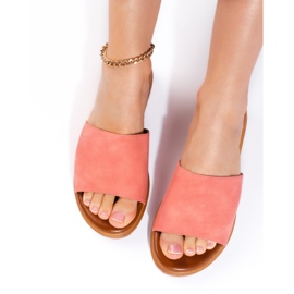 Női zöld velúr papucs 1