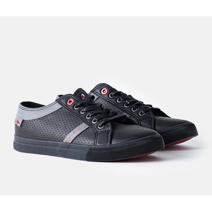 Fekete férfi Cross Jeans tornacipő 1