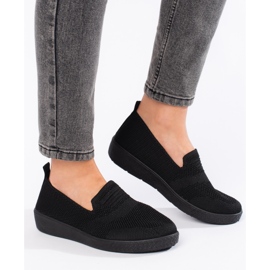 Fekete slip-on tornacipő 2