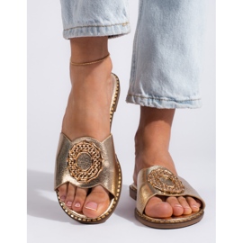 Goodin Női arany papucs aranysárga 1