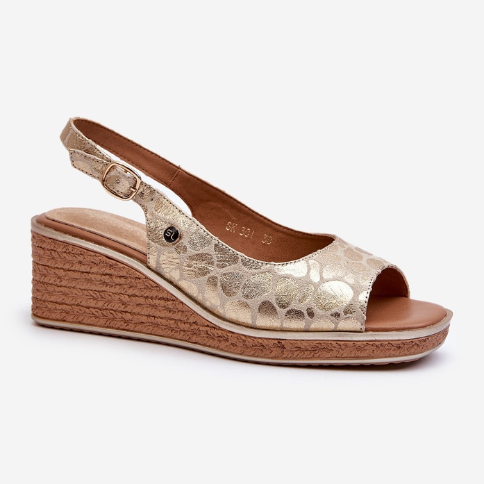 Női Sergio Leone SK301 arany ékszandál aranysárga 1