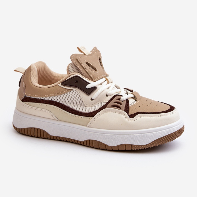 Női Platform tornacipő Barna Etnaria 2