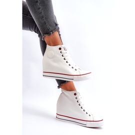 Női Wedge Sneakers Cross Jeans NN2R4004 fehér 4