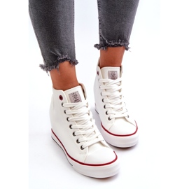 Női Wedge Sneakers Cross Jeans NN2R4004 fehér 3