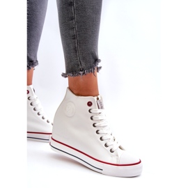 Női Wedge Sneakers Cross Jeans NN2R4004 fehér 2