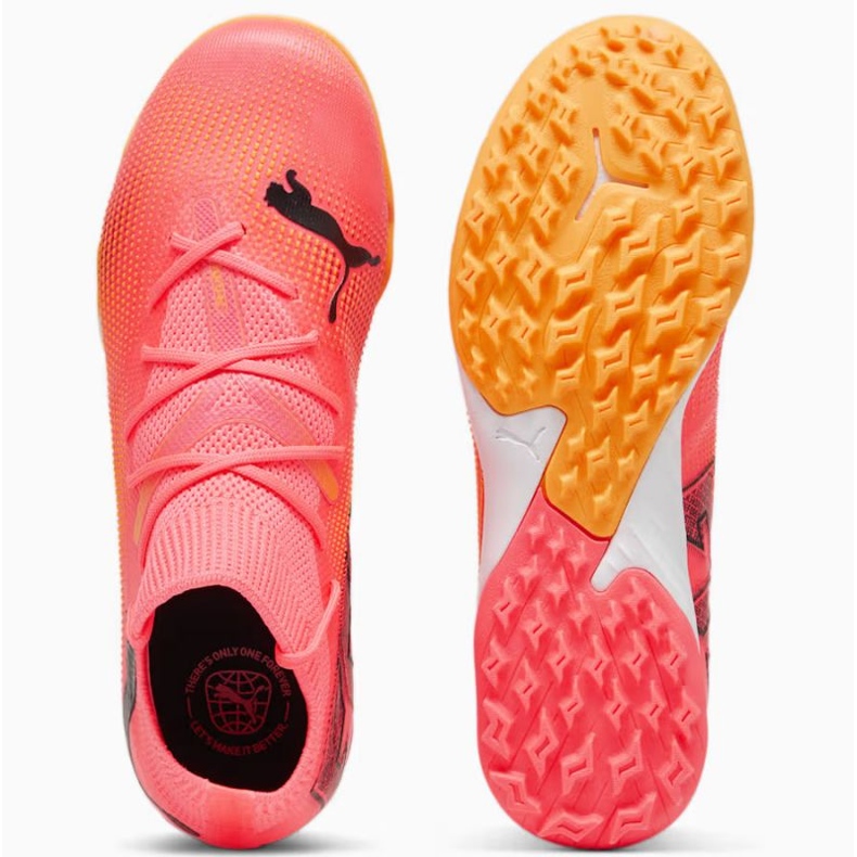 Puma Future 7 Match Tt + Mid Jr 107731-03 futballcipő rózsaszín 1 Puma Future 7 Match Tt + Mid Jr 107731-03 futballcipő rózsaszín 1