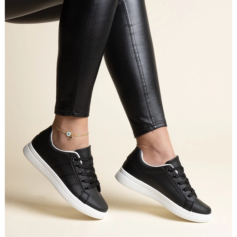 Cathleen fehér öko-bőr tornacipő 1