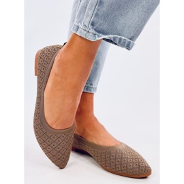 Balart Khaki mandulás zoknis cipő barna 1