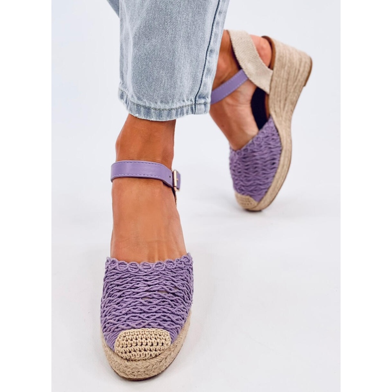 Morelli LT.PURPLE espadrille ékszandál lila 1