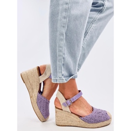 Morelli LT.PURPLE espadrille ékszandál ibolya 2