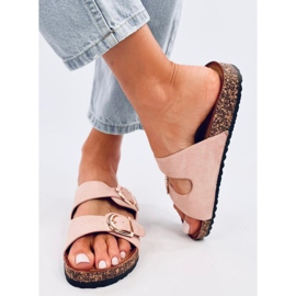 Scholki Byrd Pink parafa papucs rózsaszín 2