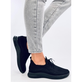 Brisson Allblack zoknis sportcipő fekete 2