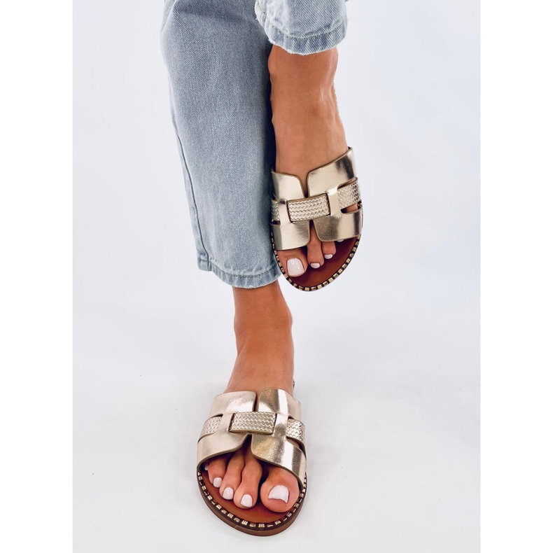 Elegáns Dalmasi Gold női papucs aranysárga 1 Elegáns Dalmasi Gold női papucs aranysárga 1