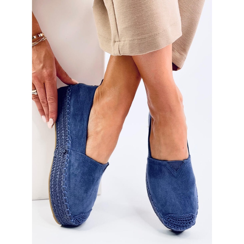 Poulain Blue espadrillák vastag talppal kék 1 Poulain Blue espadrillák vastag talppal kék 1