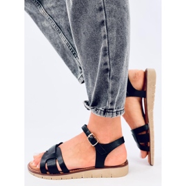 Capilla Fekete női szandál 2