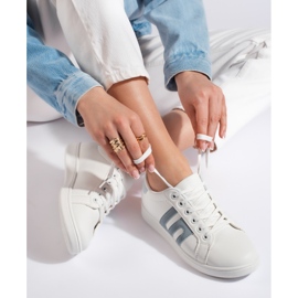 Női fehér és kék tornacipő 1